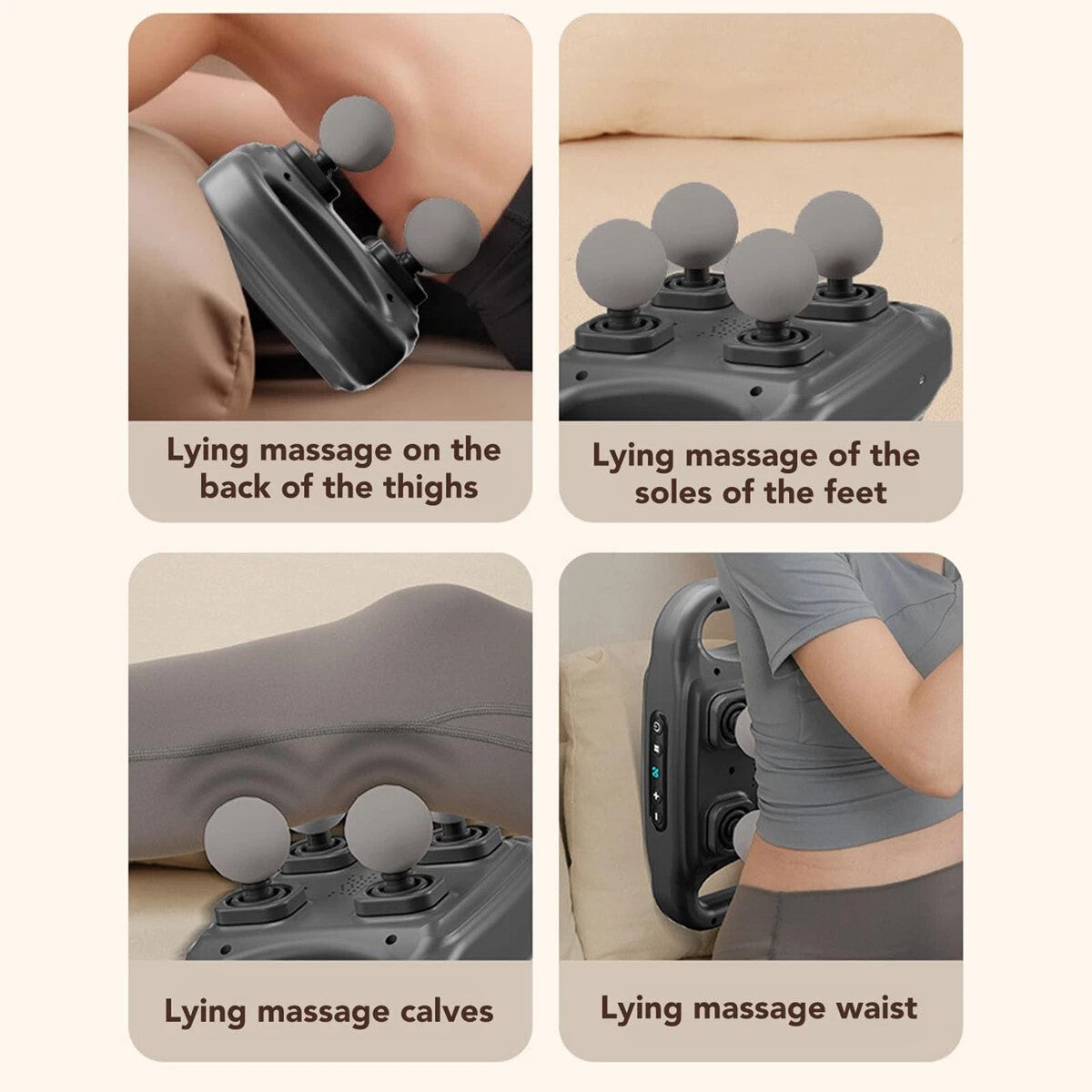Four Heads Body Massage Gun