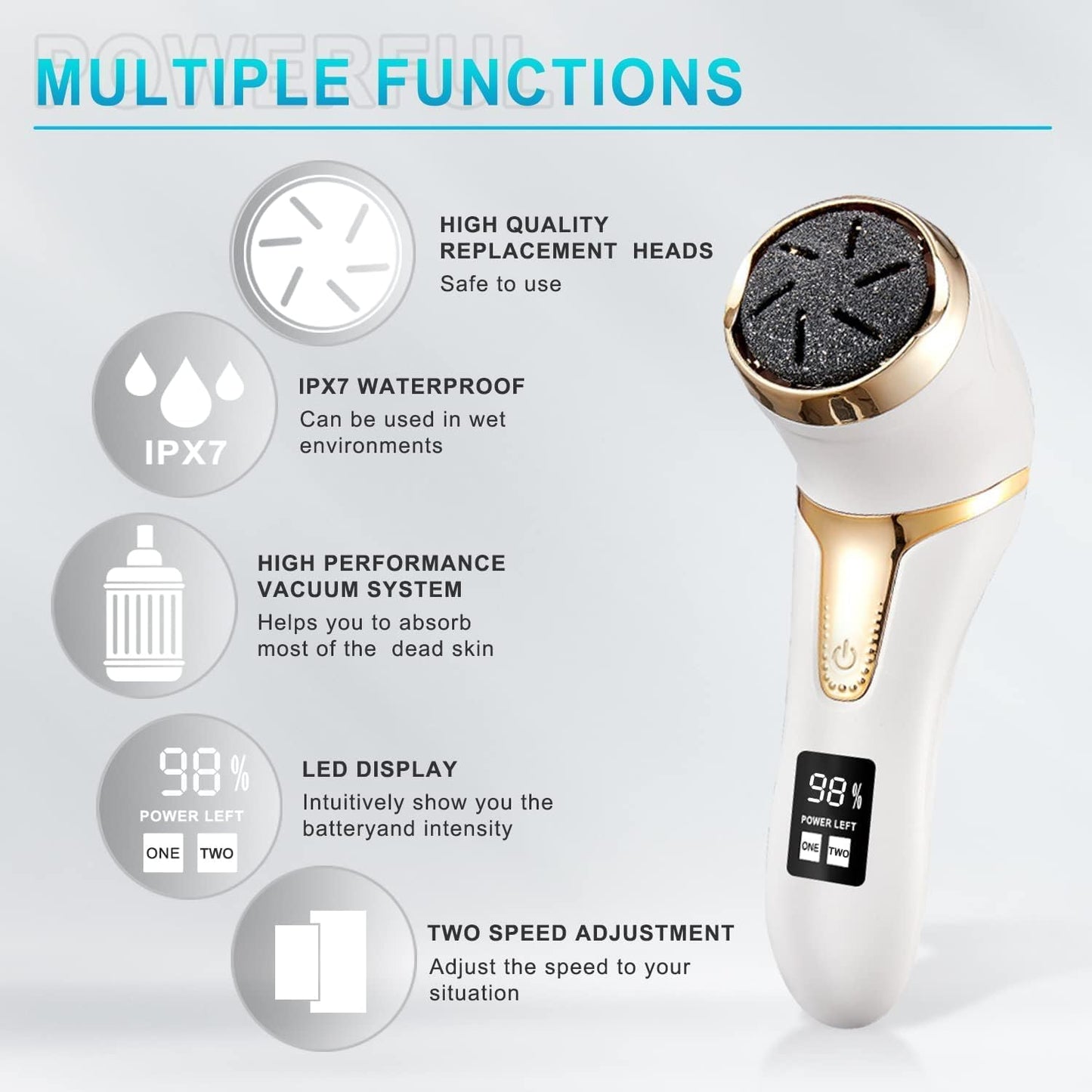 Rechargeable Electric Foot Grinder