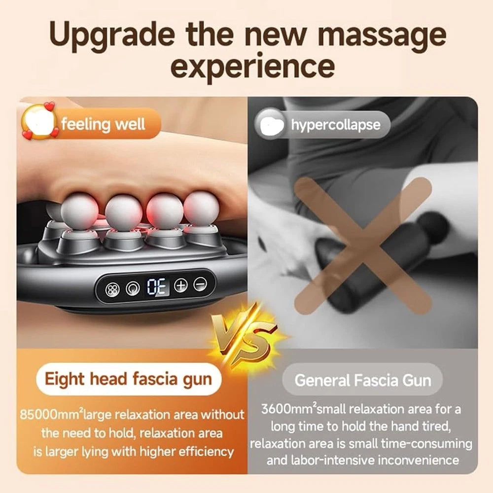Eight Heads Body Massage Gun