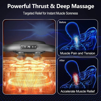 Six Heads Body Massage Gun