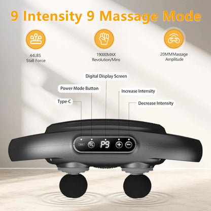Six Heads Body Massage Gun